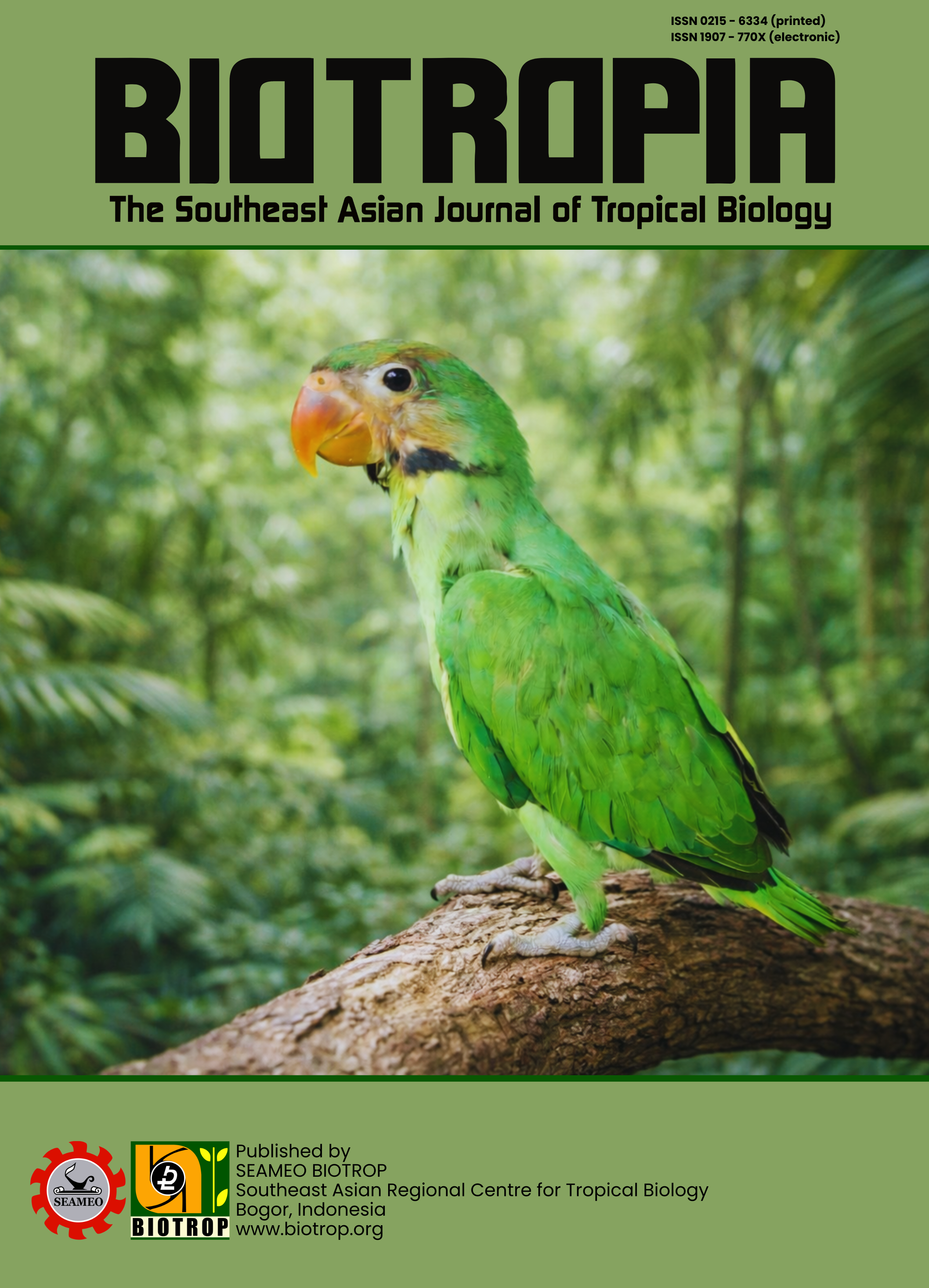 								View Vol. 33 No. 1 (2026): BIOTROPIA Vol. 33 No. 1 January 2026
							